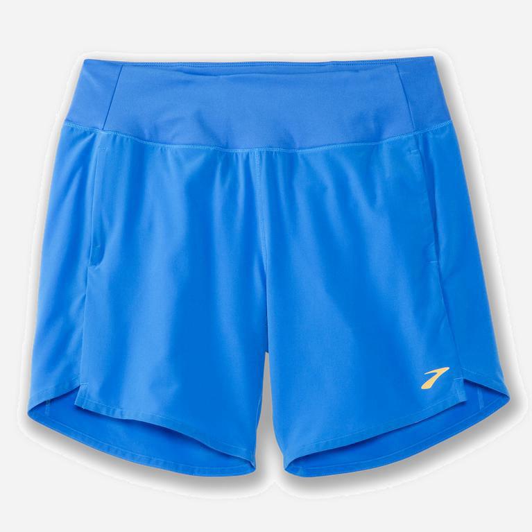 Brooks Chaser 7 Womens Running Shorts - Blue Bolt - Philippines (512948OQT)